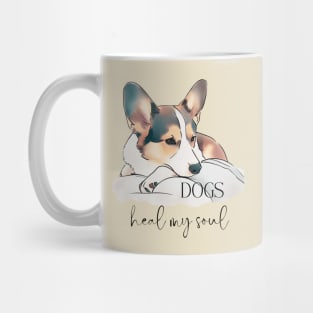 DOGS Heal my Soul - Cardigan Welsh Corgi Mug